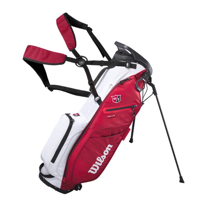 Wilson Staff Exo Lite Stand Bag Red White